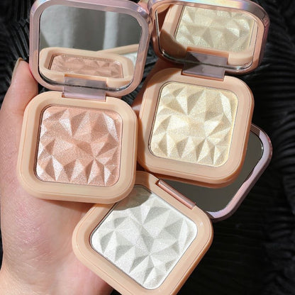 Monochrome Highlighter with Mirror - Douyin Shop