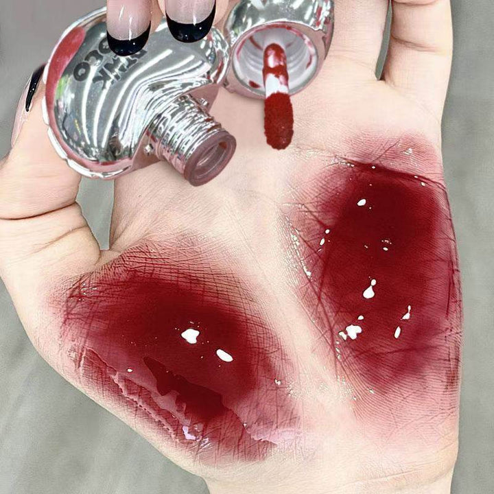 Pink Coco Heart Mirror Lip Gloss - Douyin Shop