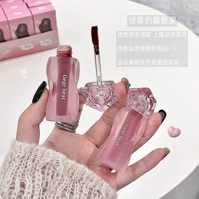 Gege Bear Velvet Mist Cream Lip Mud - Douyin Shop