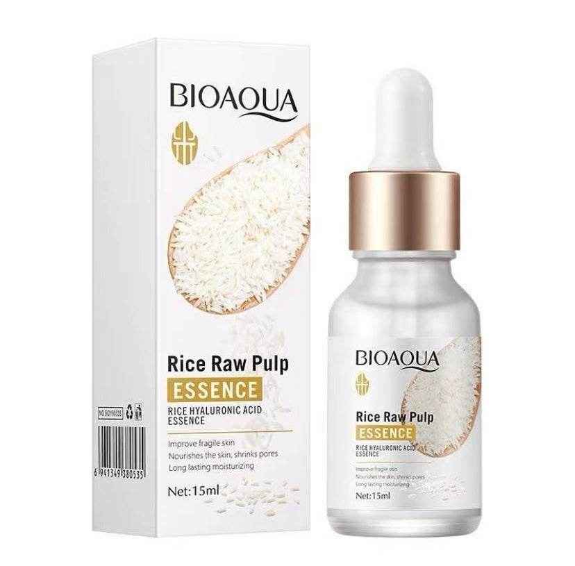 Bioaqua Rice Raw Pulp Essence Serum 15ml - Douyin Shop