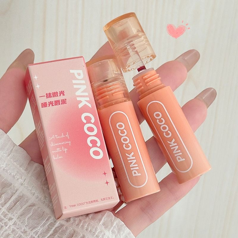 Pink Coco Velvet Lip Mud - Douyin Shop