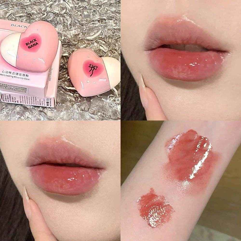 Black Nana Cupid Heart Lip Gloss - Douyin Shop