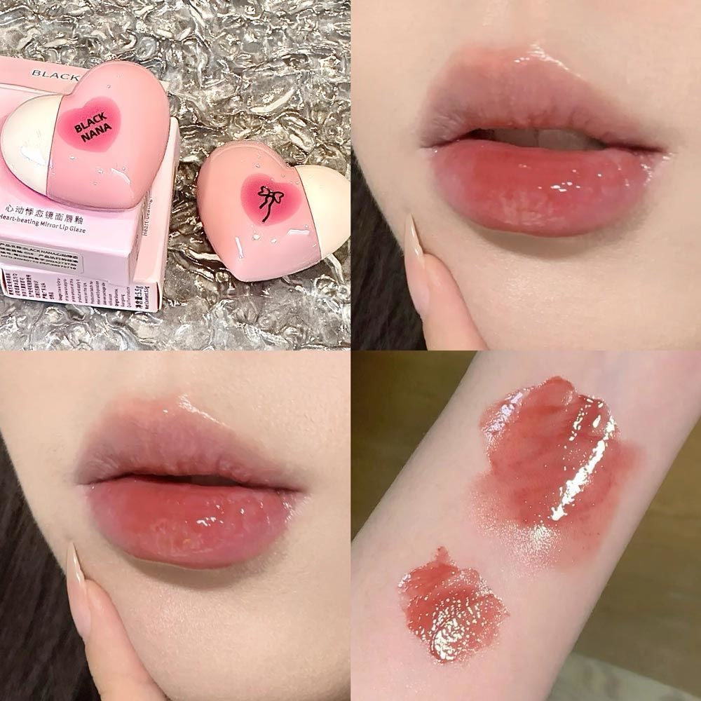 Black Nana Cupid Heart Lip Gloss