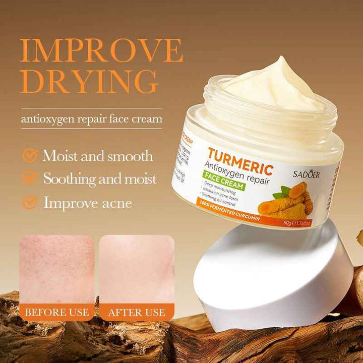 Sadoer Turmeric Antioxygen Repair Face Cream 50g - Douyin Shop