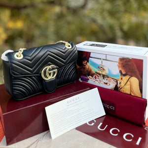 Gucci Shoulder Bag with box, certificate, ribbon, dust bag, envelope (full set) (First copy)