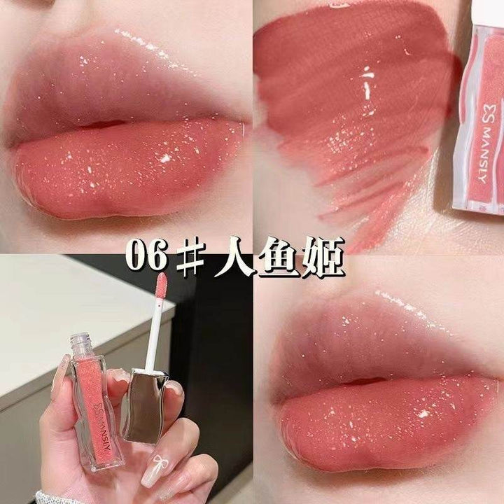 Mansly Shiny Lip Gloss (Gisou Honey Infused Hydrating Lip Oil Dupe) - Douyin Shop