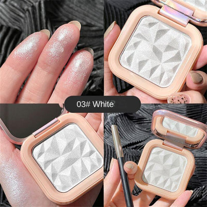 Monochrome Highlighter with Mirror - Douyin Shop