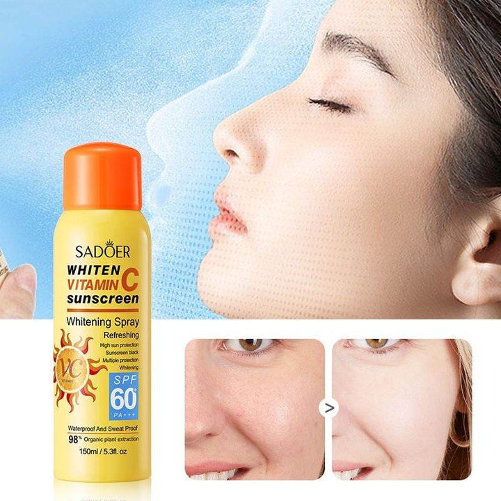 Sadoer Tone Up Vitamin C Sunscreen Spray 150ml - Douyin Shop