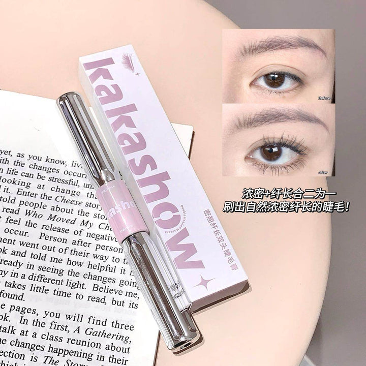 Kakashow Dual Ended Mascara for upper and lower lash (waterproof, smudge-proof) - Douyin Shop