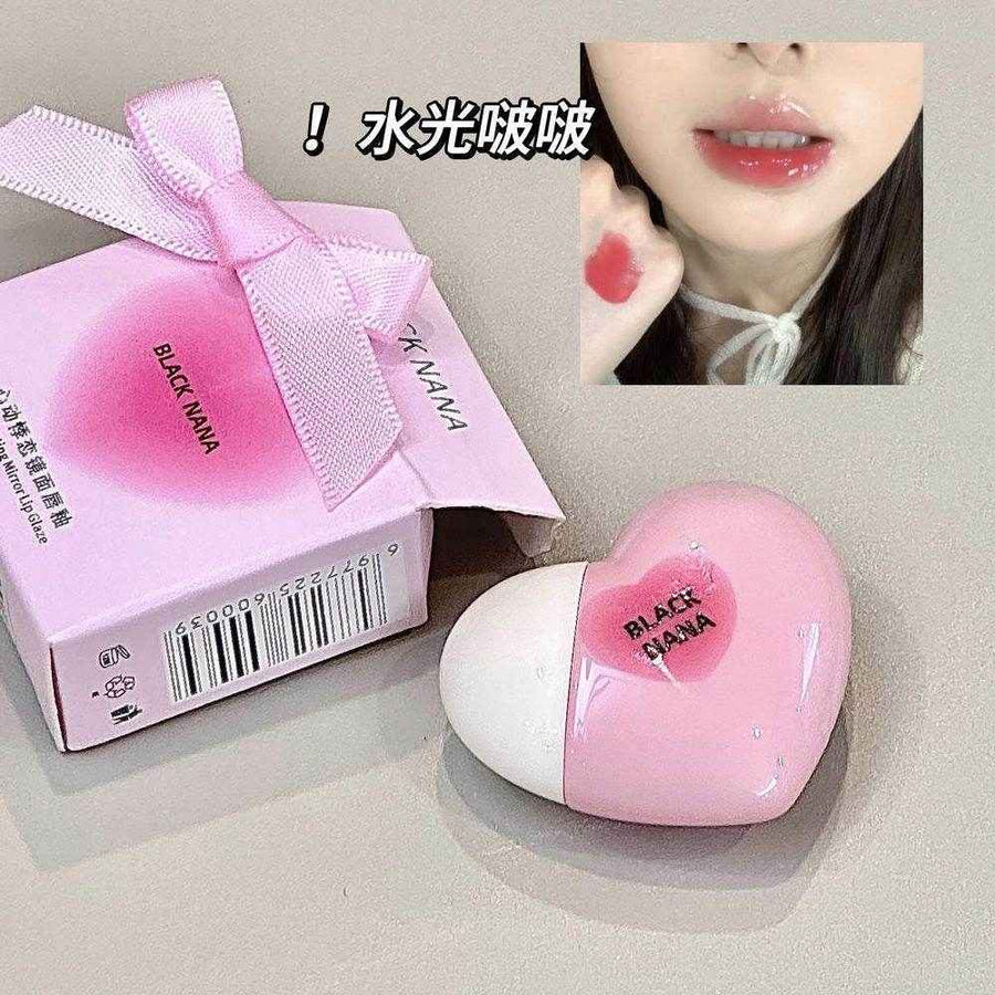 Black Nana Cupid Heart Lip Gloss - Douyin Shop