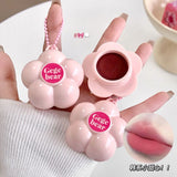 Gege Bear Multi-purpose Flower Lip and Cheek Mud Keychain