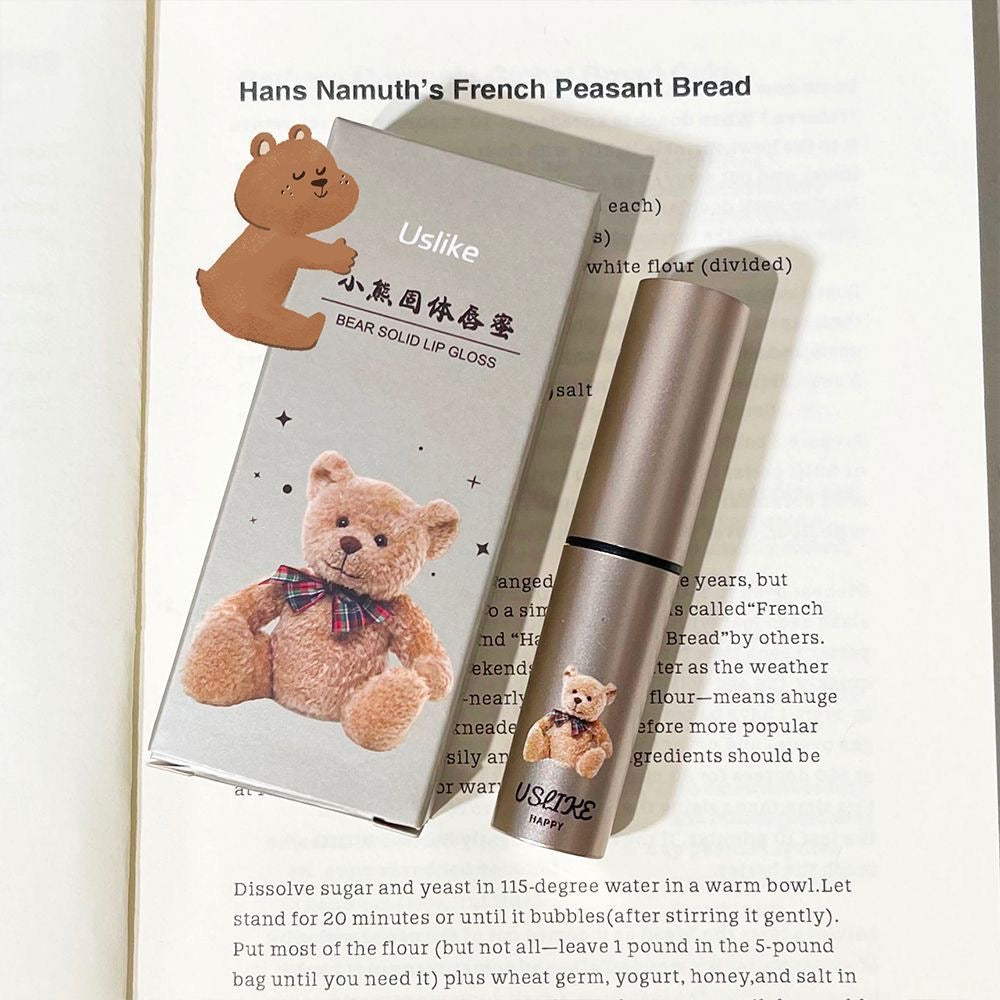 Uslike Bear Solid Lip Gloss - Douyin Shop