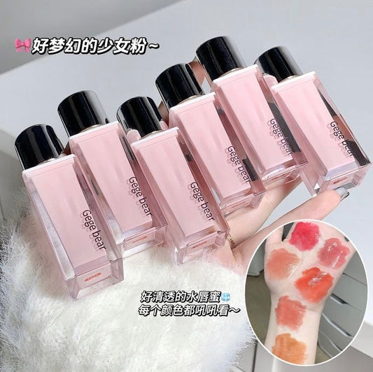 Gege Bear Peach Glass Glaze - Douyin Shop