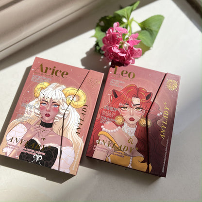 Anylady Make-up Book (includes eyeshadow, highlighter, lip mud, blusher and eyebrow cake)