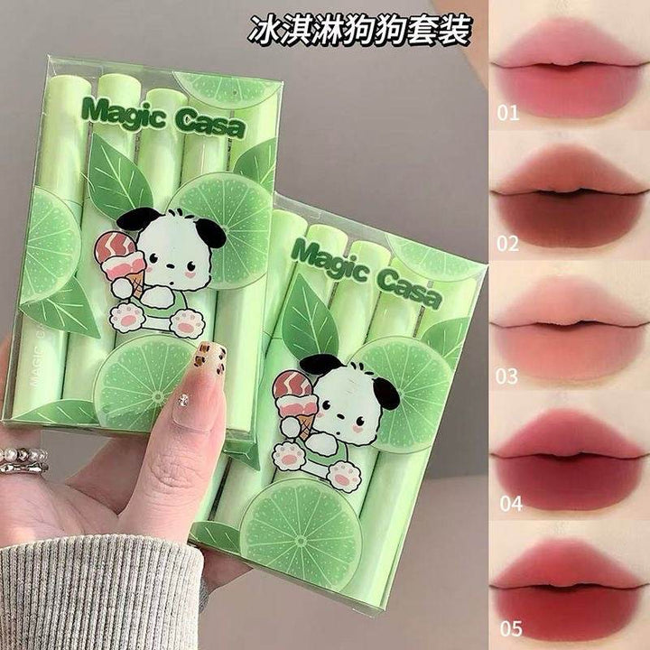 Magic Casa Matte Lip Gloss Set (5 pieces) - Douyin Shop