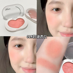Gege Bear Soft Color Heart Pop Powder Blusher