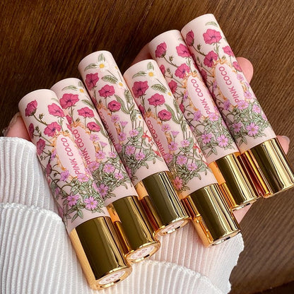 Pink Coco Floral Lipstick - Douyin Shop