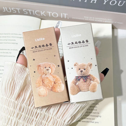 Uslike Bear Solid Lip Gloss - Douyin Shop