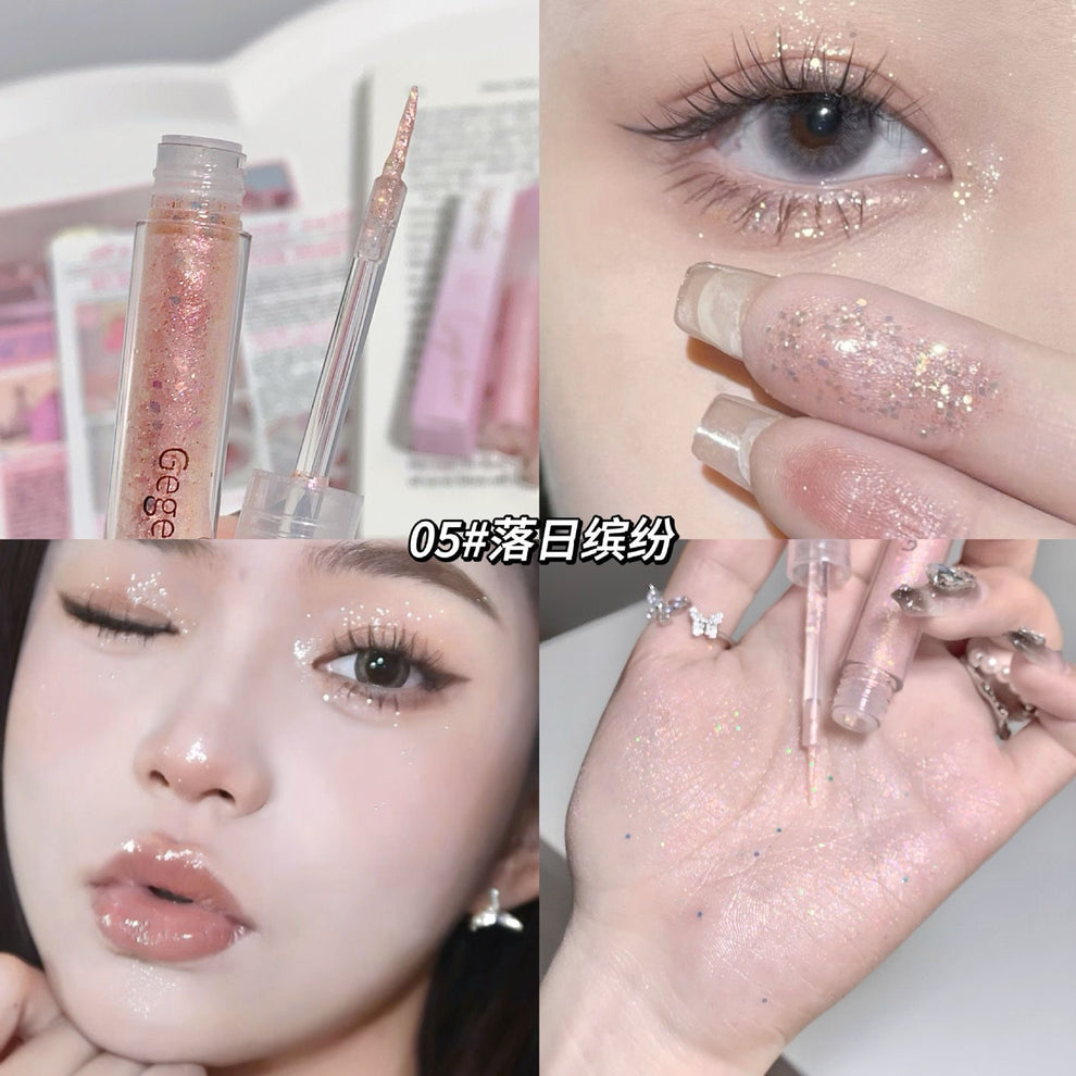 Gege Bear Glittery Eyeshadow - Douyin Shop