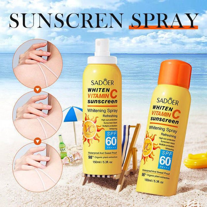 Sadoer Tone Up Vitamin C Sunscreen Spray 150ml - Douyin Shop