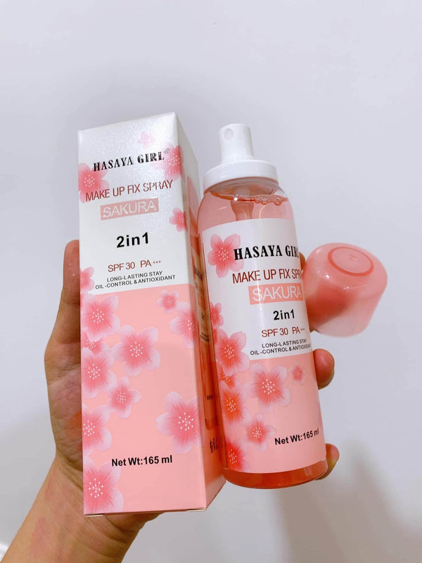 Hasaya Girl Make-up Fix Spray with Spf 30 PA+++ - Douyin Shop