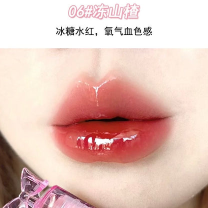 Daimanpu Ice Transparent Butterfly Watery Lip Glaze