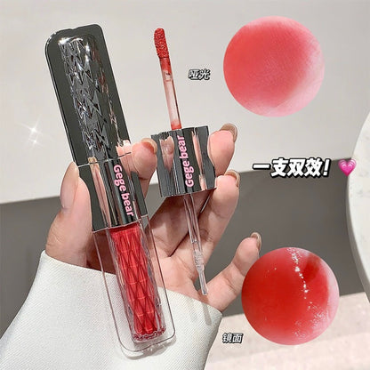 Gege Bear Dazzle Color Double-Headed Lip Glaze