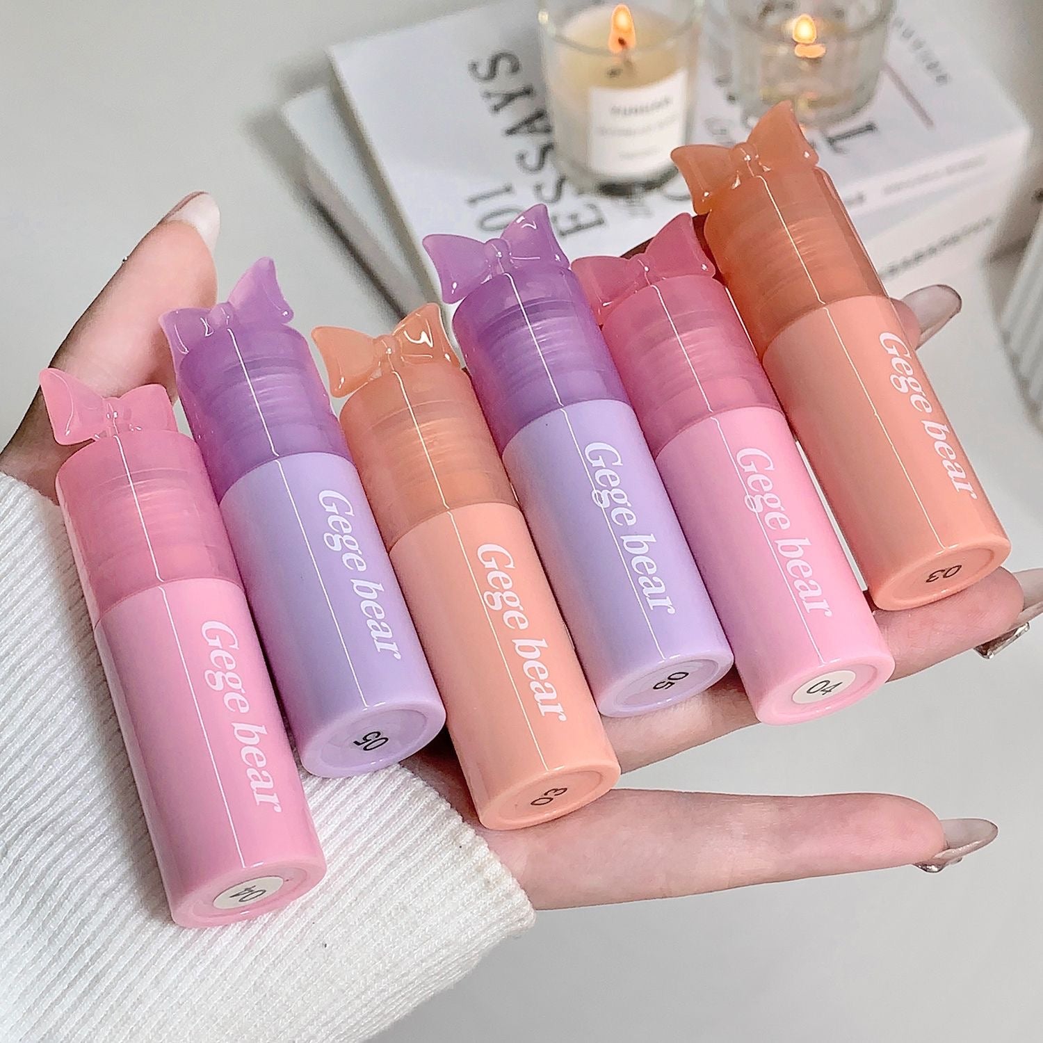 Gege Bear Tie Lip Glaze - Douyin Shop