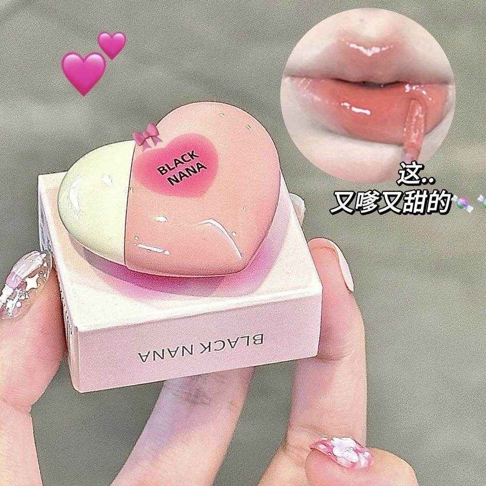 Black Nana Cupid Heart Lip Gloss - Douyin Shop