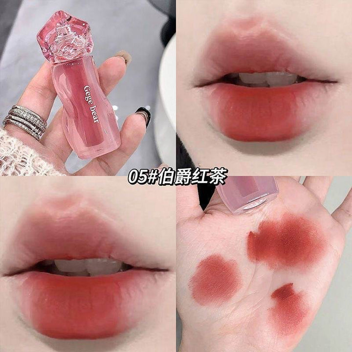 Gege Bear Velvet Mist Cream Lip Mud - Douyin Shop