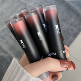 Pink Coco Black Bunny Velvet Lip Glaze