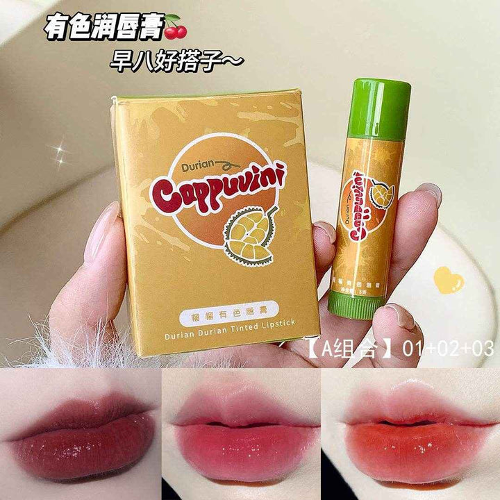 Cappuvini Durian Tinted Lip Balm