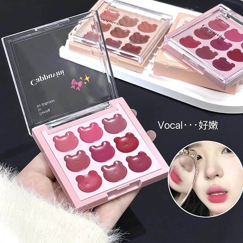 Cappuvini 9 Colours Lip and Cheek Clay - Douyin Shop