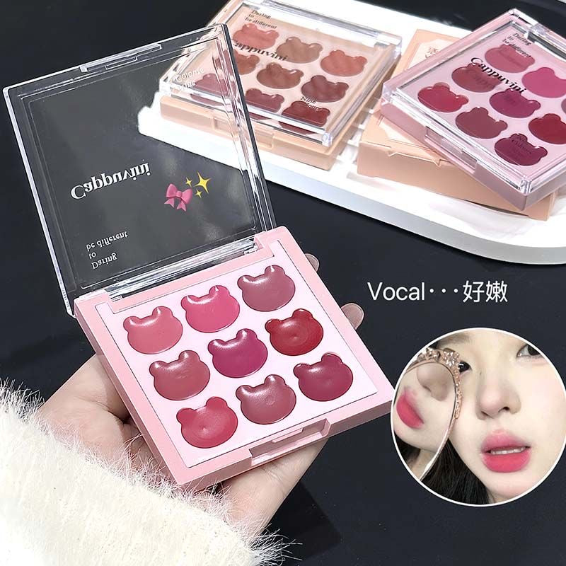 Cappuvini 9 Colours Lip and Cheek Clay