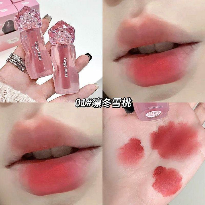 Gege Bear Velvet Mist Cream Lip Mud - Douyin Shop