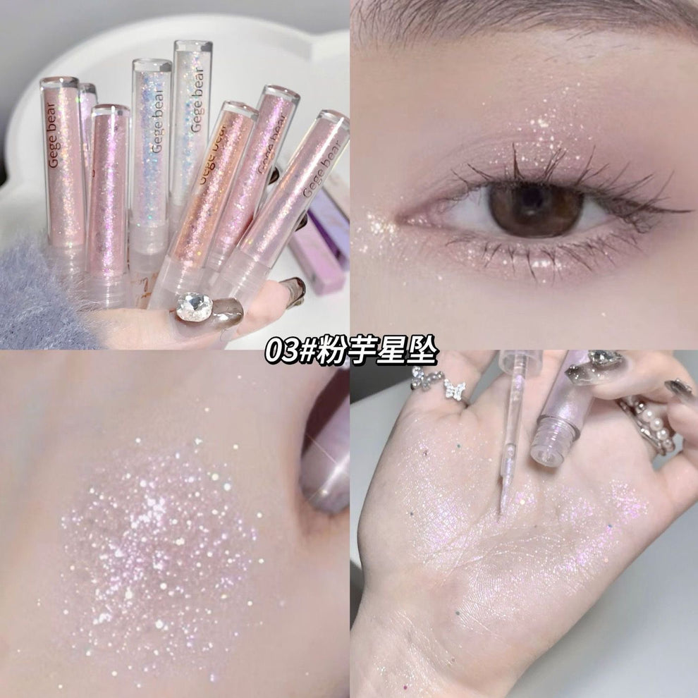 Gege Bear Glittery Eyeshadow - Douyin Shop