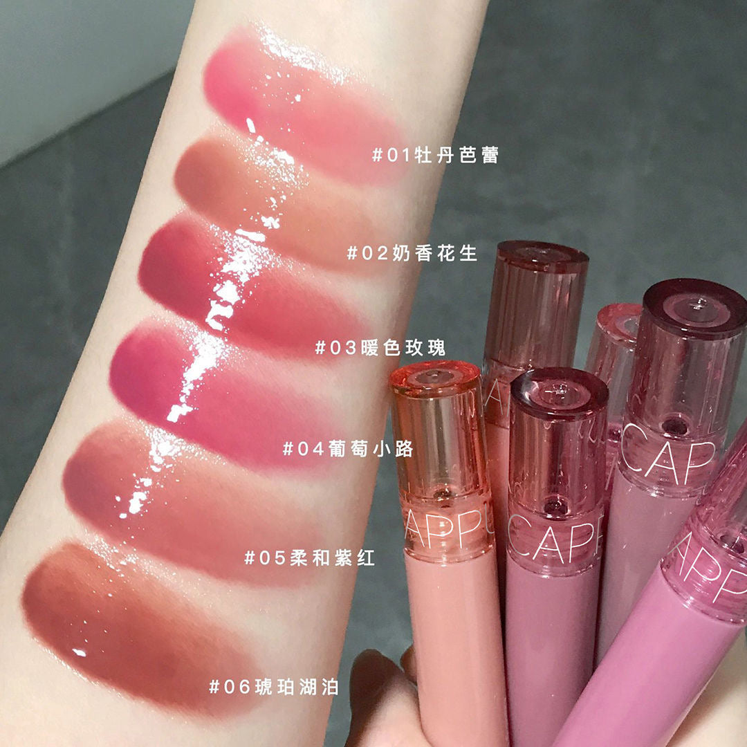 Cappuvini Glossy Lip Stain - Douyin Shop