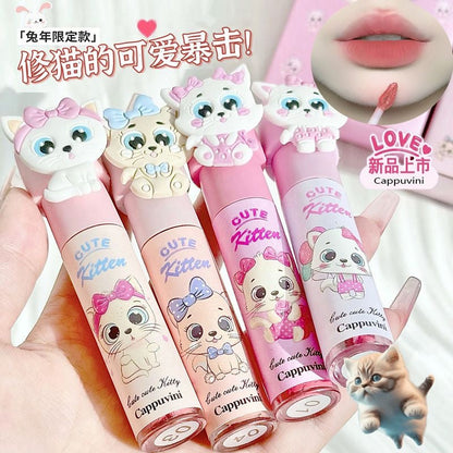 Cappuvini Cute Kitten Velvet Lip - Douyin Shop