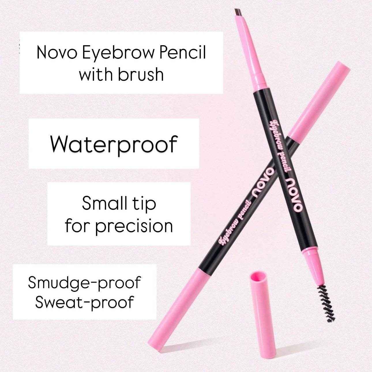 Novo Eyebrow Liner with Brush - Douyin Shop