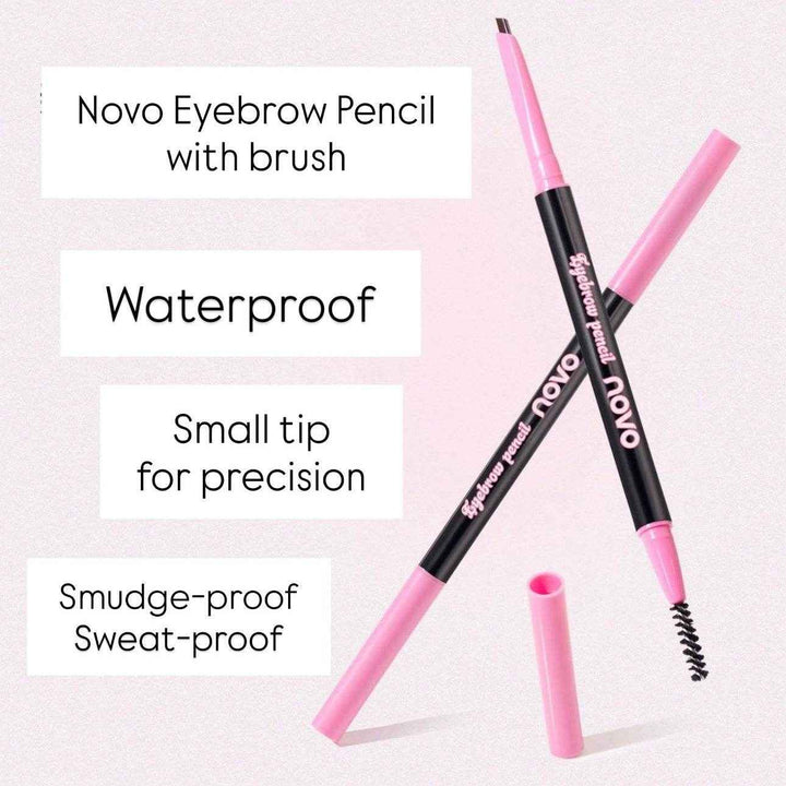 Novo Eyebrow Liner with Brush - Douyin Shop