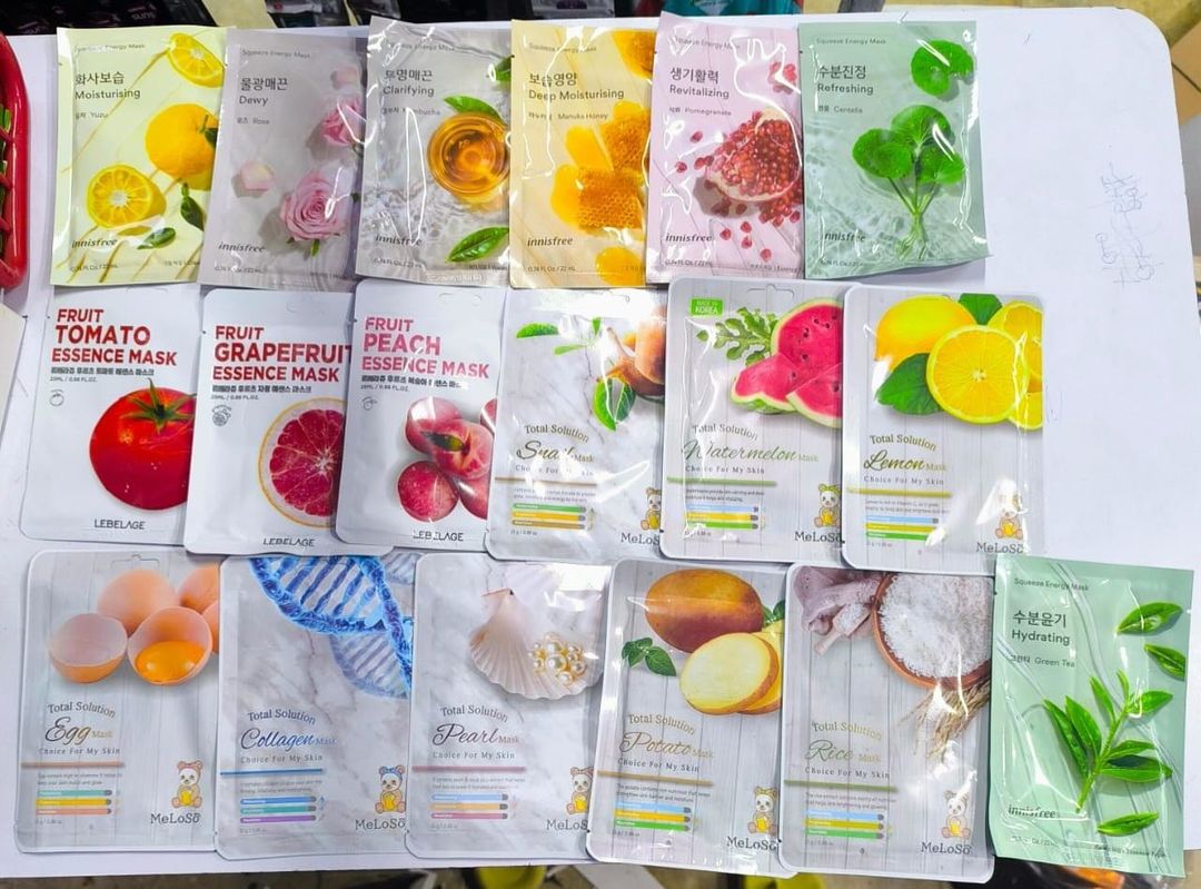 Korean Face Sheet Mask Original (10 pieces) - Douyin Shop