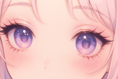 eye makeup soft anime